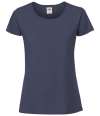 SS720 614240 Fruit of the Loom Ladies Iconic 195 T-Shirt Navy colour image